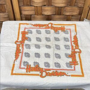 Harley Davidson Logo 3D Emblem 1987 Bandana Scarf Motorcycle